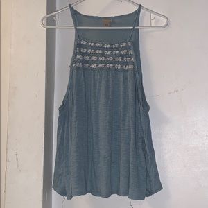 Blue tank top